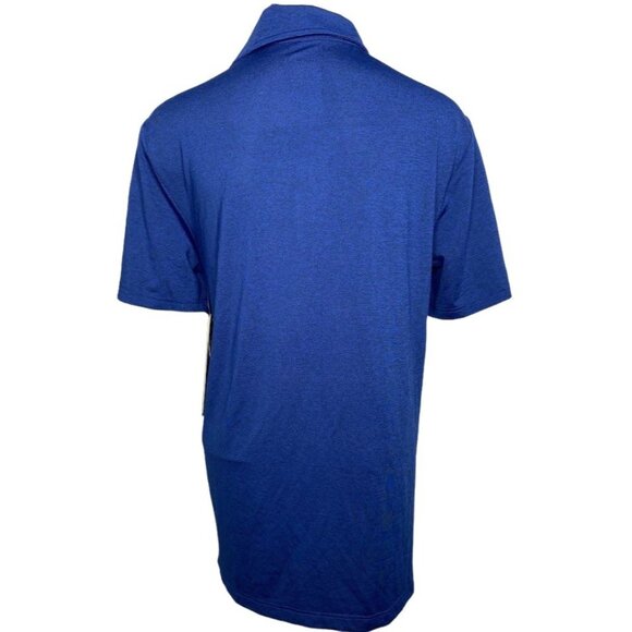 32 Degrees Polo Men's MEDIUM Blue Short-Sleeve Techno Mesh Soft Stretch NEW - Picture 5 of 11